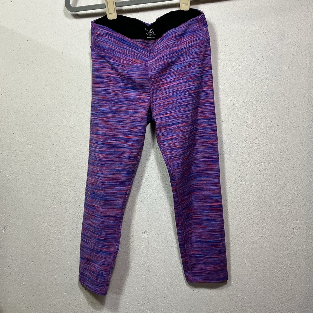 Athleta Kids Leggings in Purple and Pink